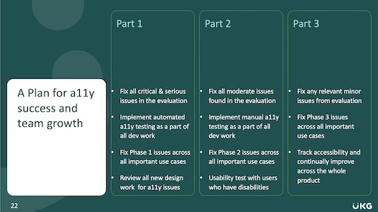 3-step growth plan for a team that needs accessibility help